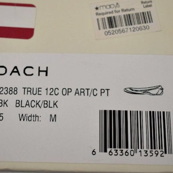 The Ones Everyone Wants!! COACH Black Ballet Flats - Picture 3 of 9